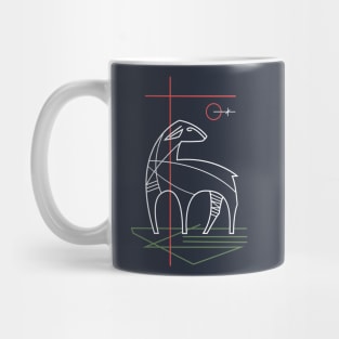 Lamb of God symbol illustration Mug